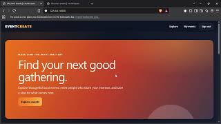 EventCreate: Django Event Registration Platform | CodeAlpha Internship
