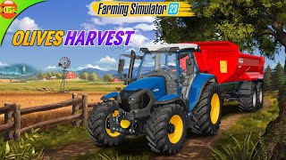 Olives Harvest with New Holland Harvester | Farming Simulator 23 Mobile Amberstone screenshot 2