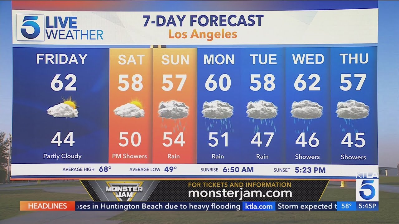 Southern California bracing for second winter storm - YouTube