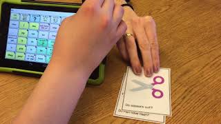 Yes-No Task Cards and AAC
