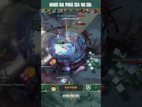 Eliminated na nga yung Entity! Pakalakas naman ng OG. #dota2 #shorts