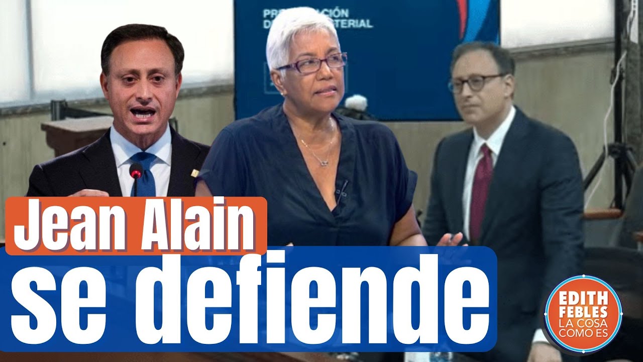 ¿A quién le hablaba Jean Alain Rodríguez en su discurso final?