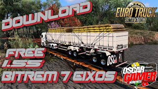 Download Mod Free Ets 2 1.55 - Reboque Guerra 7 Eixo Com Carga Dinamica -Linck No Final Da Descrição