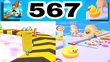 Shortcut Run VS Crushy Fingers: GameplayWalkthrough All Levels ( part 567)