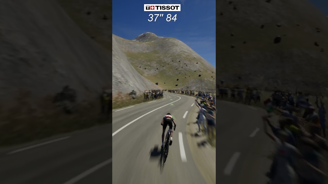 Pure speed down the Col de l'Iseran with Almeida! 