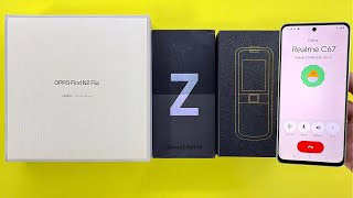 Incoming Call Oppo Find N2 Flip  Samsung Z Flip3  Nokia 8800  Outgoing Call From Realme C67