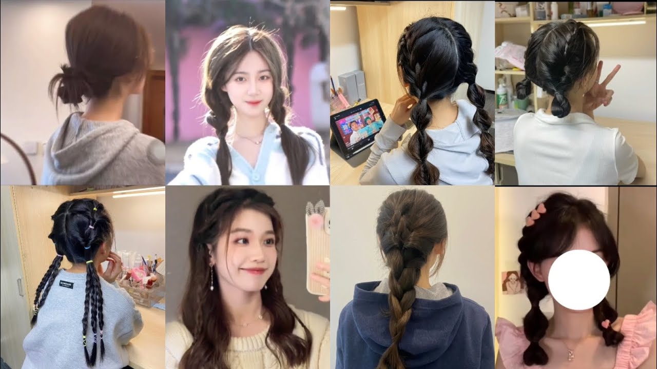 🌻Một Số Kiểu Tóc Xinh Dễ Làm Trên Douyin 🌈🙆‍♀️Tiktok China #3