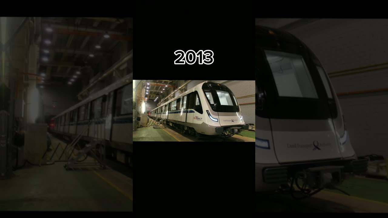 The MRT train evolution 🇸🇬#mrt #shorts