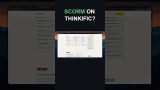 SCORM on Thinkific? Here's the wall #shorts