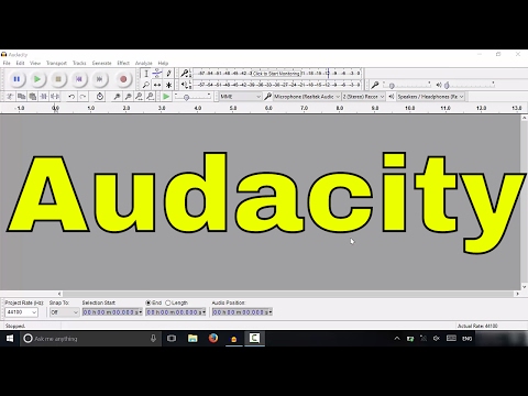 How To Record Commentary For A Youtube Video Using Audacity