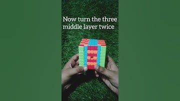 Making checkerboard pattern on 7x7 Rubik