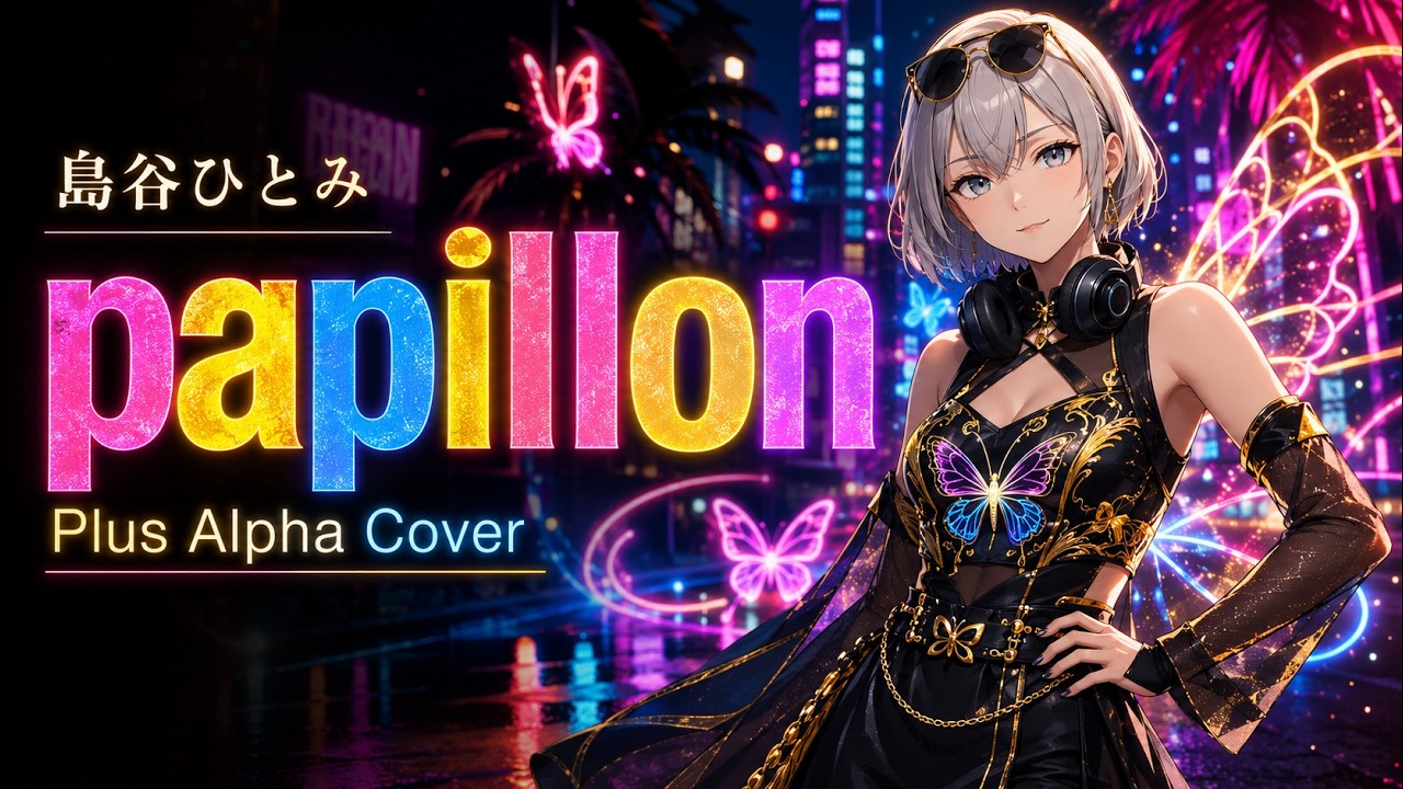 ネオン蝶アレンジ】島谷ひとみ「パピヨン ～papillon～」/ Plus Alpha