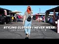 styling clothes I never wear and actually wearing them