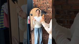This solid#wood😱rotating dressing#mirror is so good everyone #dressingmirror#clotheshangri #homeitem
