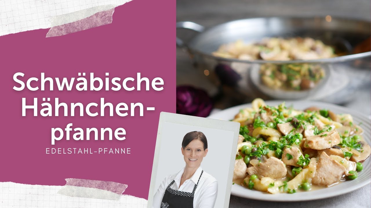 Schnelle Schwäbische Hähnchenpfanne | aus der Wokpfanne von Pampered Chef®