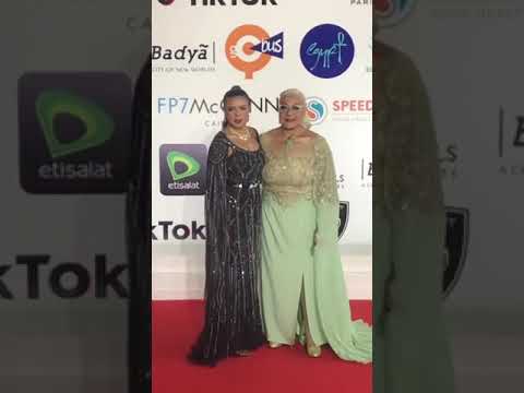 اطلالة ناهد السباعي مهرجان القاهره السينمائي
