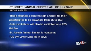 St Joseph Animal Shelter hosting 4th of July adoption special