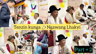 Tibetan wedding 💍 Tenzin Kunga Weds Ngawang Lhakyi #tibetanvlogger #tibetanwedding #beautiful #tibet
