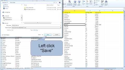 How to Save an Excel file as a .CSV File (Excel 2010) - by Turner Time Management