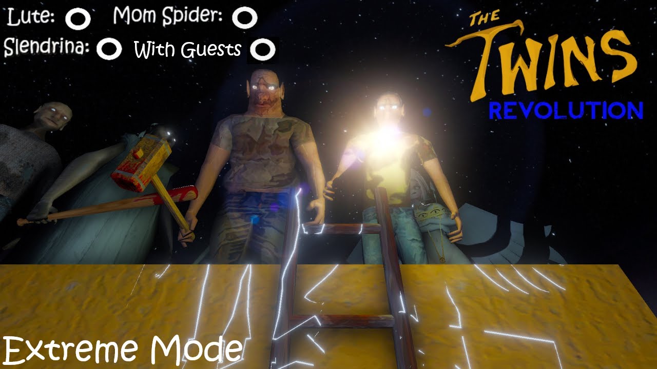 The Twins Revolution PC | All enemies, Extreme Mode, Roof Escape