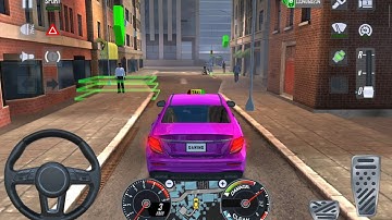 City Taxi Sim 3D - Realistic Car Driving Games Android iOS Gameplay #66