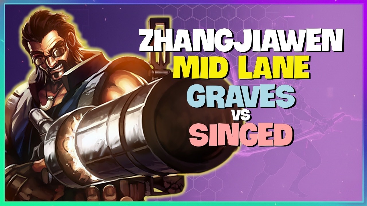 Rank 1 Graves : This Dude is WRECKING the Super Server MID LANE - Engsub