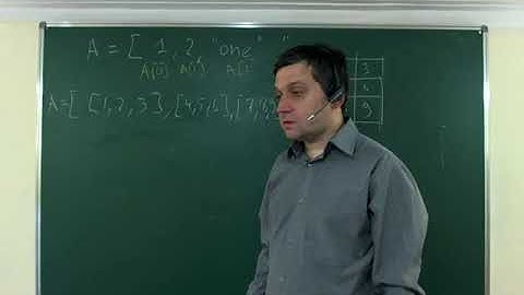 Программирование на языке Python. Лекция 7 - двумерные массивы (вложенные списки).