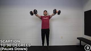 Scaption to 90 Degrees (Palms Down)