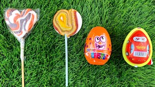 Candy Egg Surprise and sweets.Asmr.Yummy Big Lollipop Unpacking.Satisfying Peppa pig Video