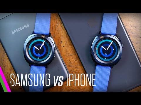 Samsung Gear Sport - iPhone vs Samsung (Android) Comparison with Samsung Health