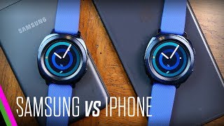 Samsung Gear Sport - iPhone vs Samsung (Android) Comparison with Samsung Health