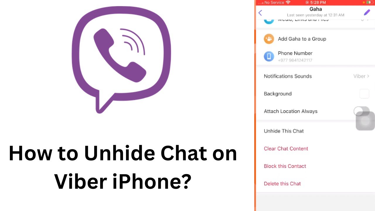 How to Unhide Chat on Viber iPhone? Unhide Viber Chat iPhone