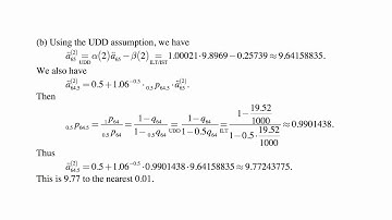 Exam MLC exercise for October 25, 2017