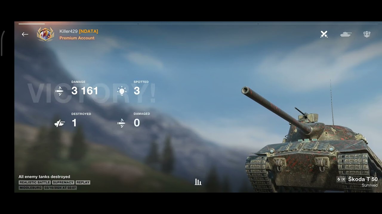 CS - 59, Skoda T - 50, Type 61 - Average to Good Games of Realistic ...