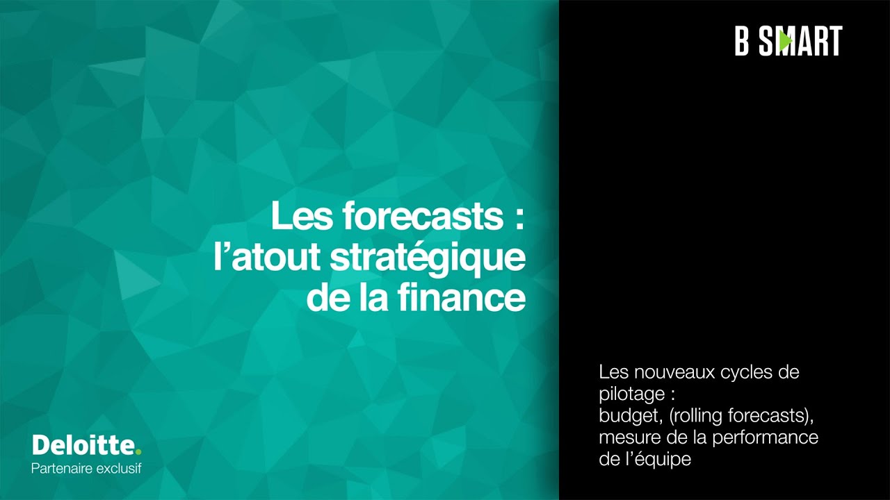 Les forecasts : Les nouveaux cycles de pilotage : budget, (rolling forecasts), mesure de la...