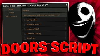 [UPDATED] DOORS Script / Hack (SPAWN CUSTOM ENTITIES, GET CRUCIFIX & CUSTOM ITEMS) *PASTEBIN*