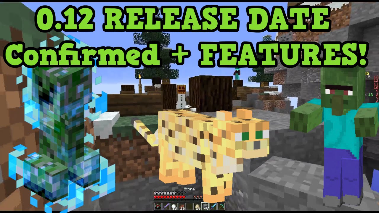 Minecraft Pocket Edition 0 12 1 Release Date Features Ios Youtube