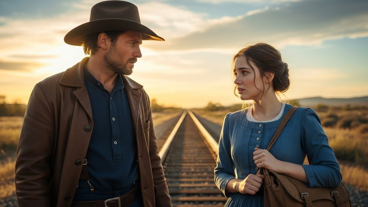 The Cowboy Found Her Crying by the Tracks — Picking Up Her Bag Changed Both Their Lives