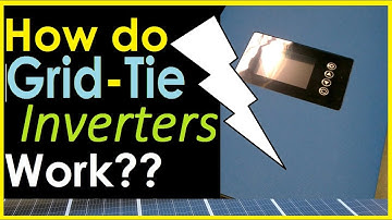 How Grid Tie Inverters Work - simple explanation for beginners, safety info #gridtie #gridtiedsolar