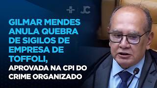 Gilmar Mendes annuls the lifting of confidentiality restrictions on Toffoli's company, approved b... Gilmar Mendes annuls the lifting of confidentiality restrictions on Toffoli's company, approved b...