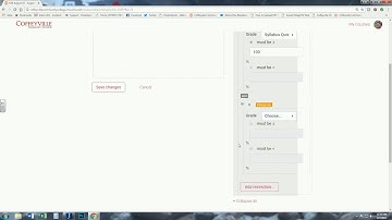 CCC Faculty Moodle: How to Restrict Access to Part of the Course