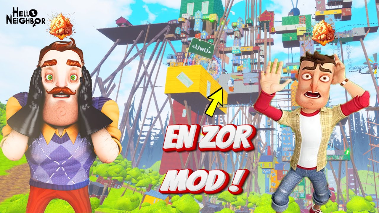 DÜNYANIN EN ZOR MODU ! YAPAN KÖR OLDU  😱 Hello Neighbor Yeni