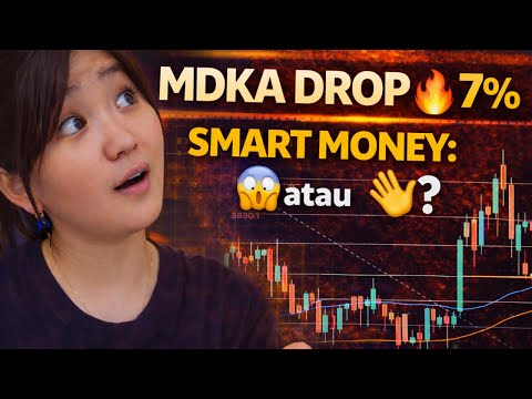 MDKA ANJLOK 7%! Koreksi Sehat atau Awal Bahaya?
