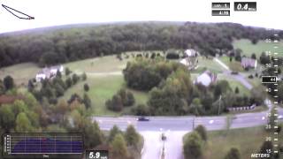 1 mile autonomous AR.drone 2.0 flight using qgroundcontrol