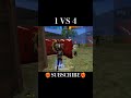 CS RANKED 1 VS 4 GAMEPLAY ⚡❤️‍🔥🇮🇳#freefire#trending#viral#1vs4#ace#gameplay#shorts