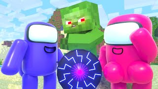 Minecraft Life | Among Us | Guests from space | Minecraft Animation