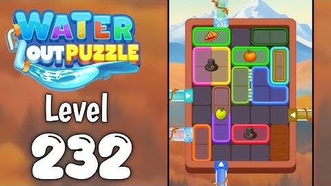 Water Out Puzzle Level 232 Walkthrough