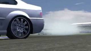 BMW M3 drifting test (rFactor)