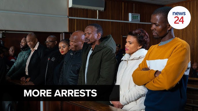 Flexing': Thabo Bester appears in court wearing pricey LV sweater