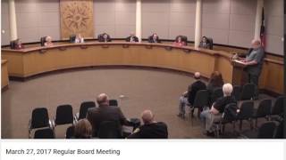 20170327 Northeast ISD Testimony #2